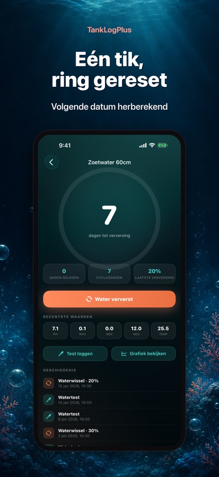 TankLogPlus: Aquarium logboek 5