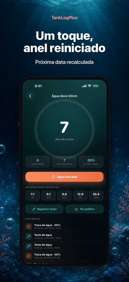 TankLogPlus: Diario aquario 5