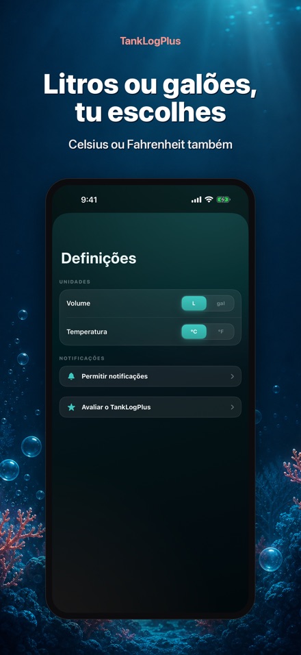TankLogPlus: Diario aquario 10