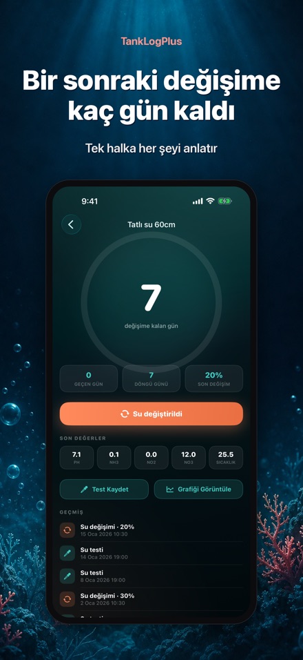 TankLogPlus: Akvaryum Günlüğü