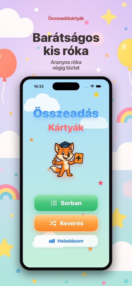 Összeadás Kártyák