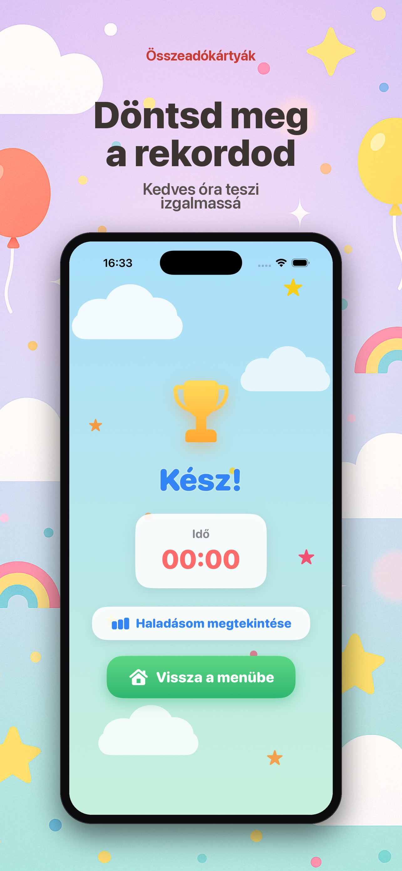 Összeadás Kártyák