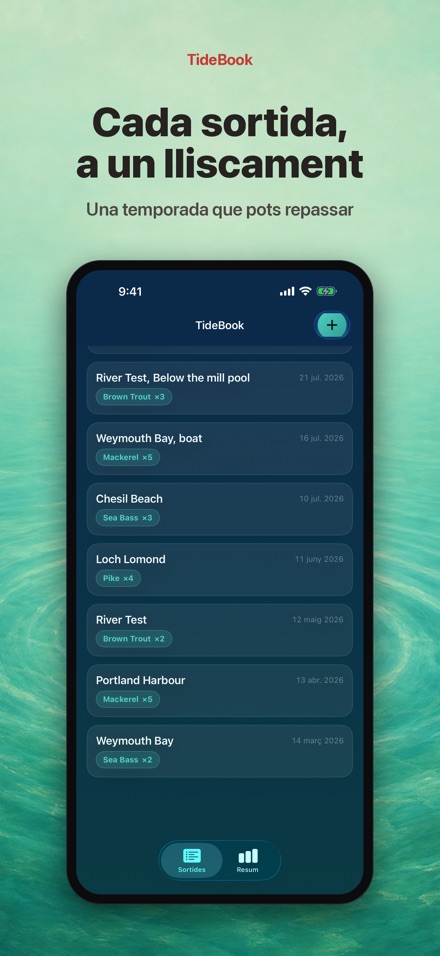 TideBook: Diari de Pesca 6