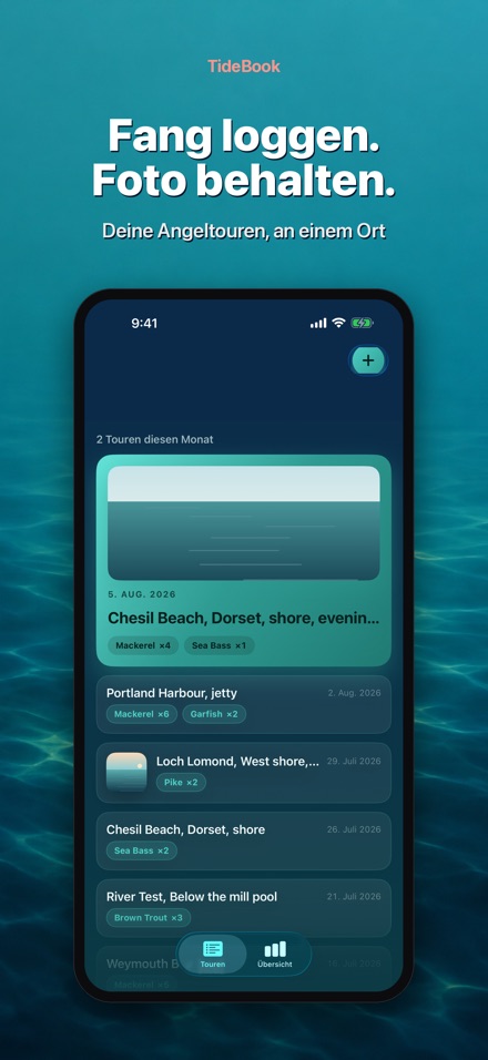 TideBook: Angeltrip-Log
