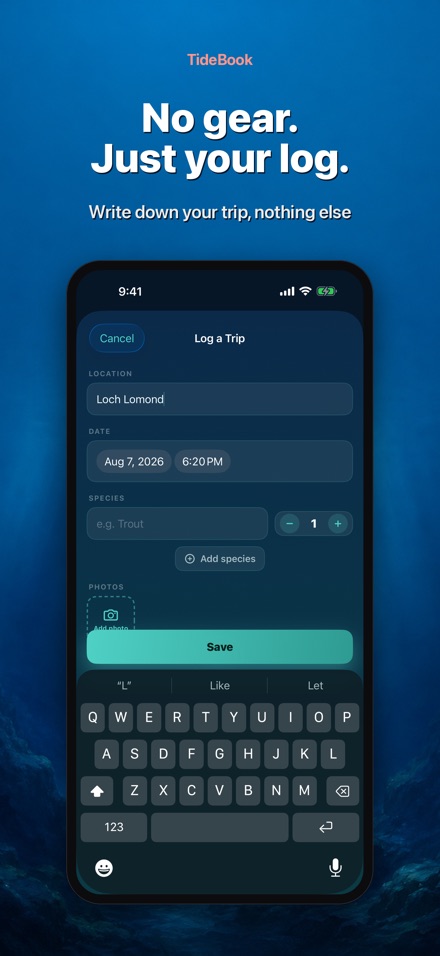 TideBook: Fishing Trip Log 8
