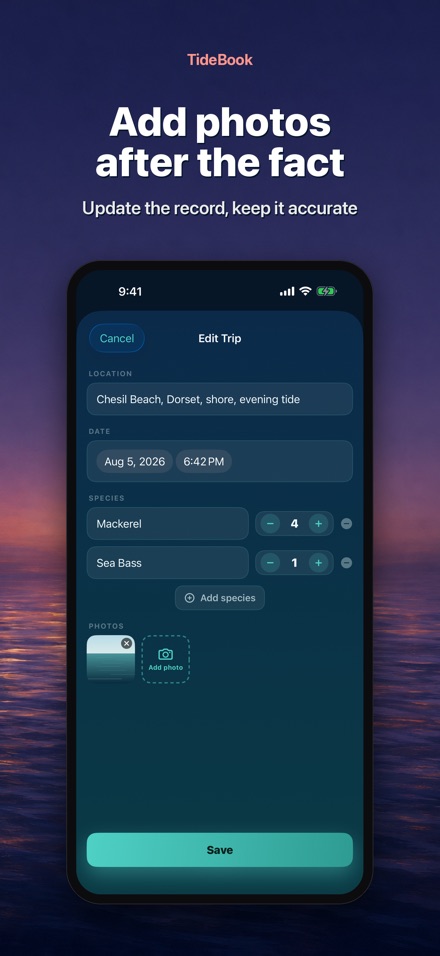 TideBook: Fishing Trip Log 10