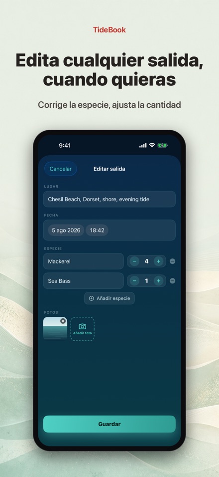 TideBook: Diario de Pesca 9