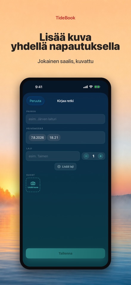 TideBook: Kalastuspäiväkirja 2
