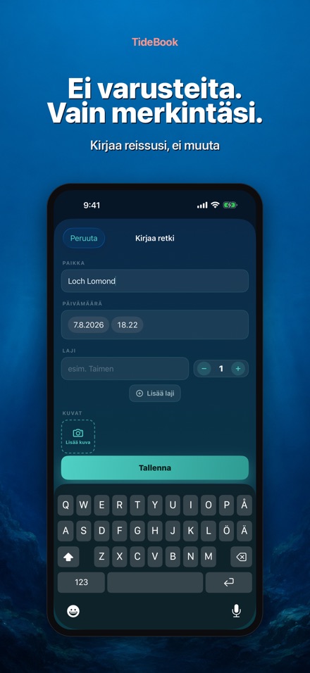 TideBook: Kalastuspäiväkirja 8