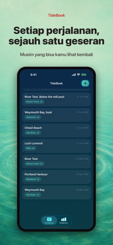 TideBook: Catatan Trip Mancing 6