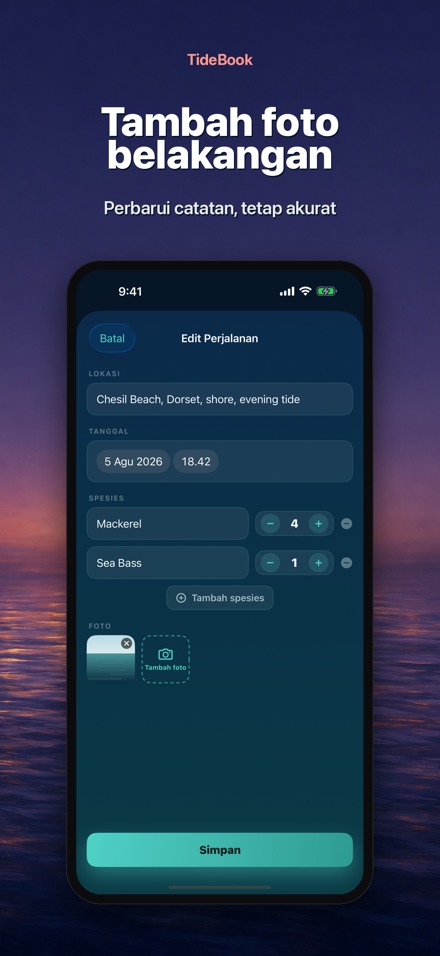 TideBook: Catatan Trip Mancing 10