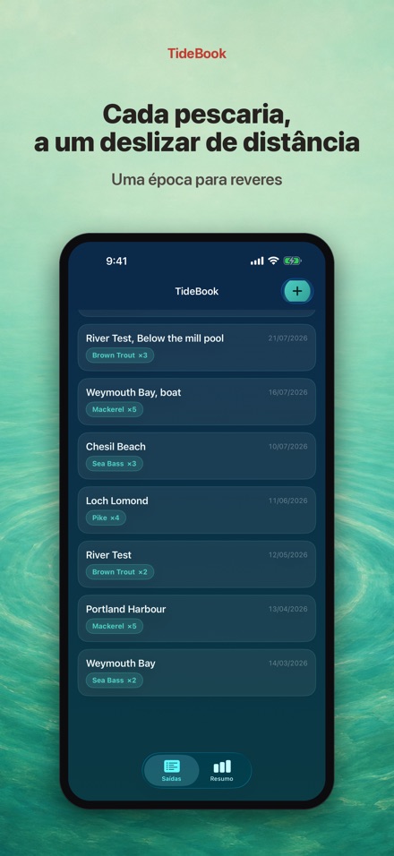 TideBook: Diário de Pesca 6