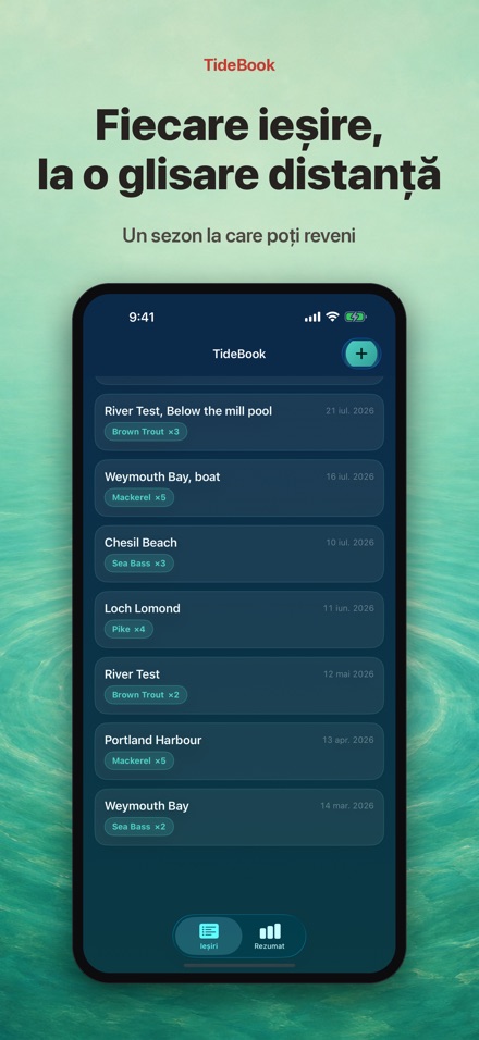 TideBook: Jurnal de Pescuit 6