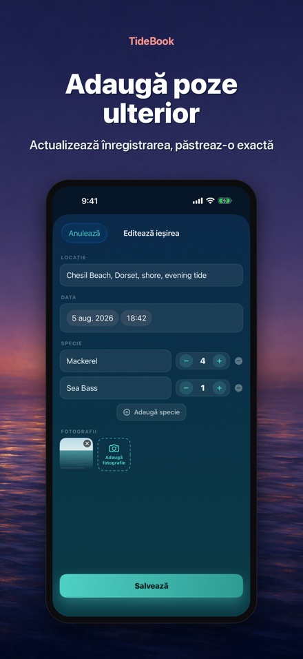 TideBook: Jurnal de Pescuit 10