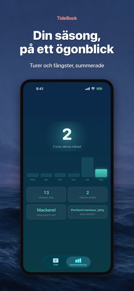 TideBook: Fiskeloggbok 4