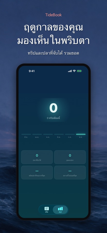 TideBook: บันทึกทริปตกปลา 4