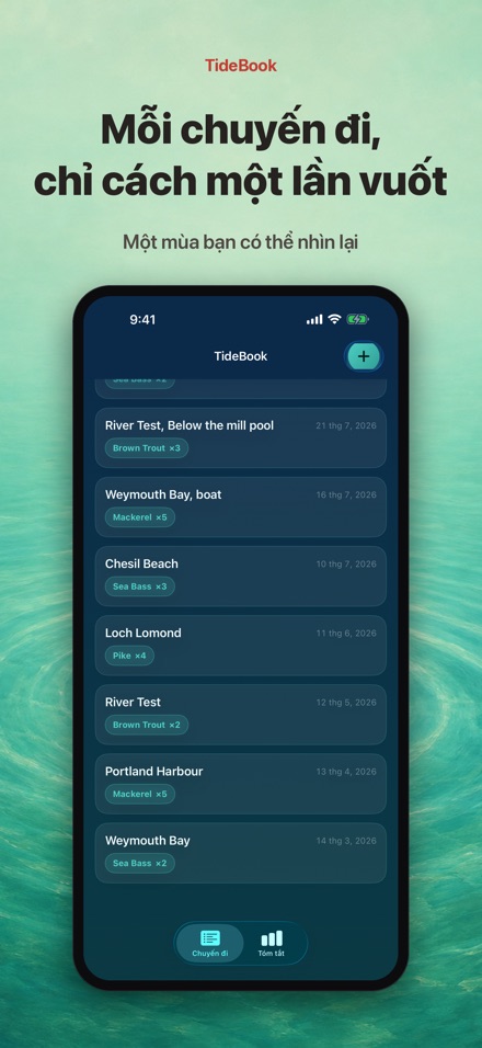 TideBook: Nhật Ký Câu Cá 6