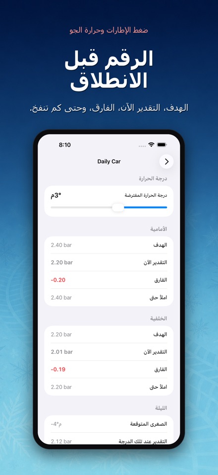 ضغط الإطارات وحرارة الجو 2