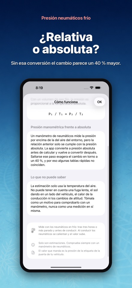 Presión de llantas y frío 9