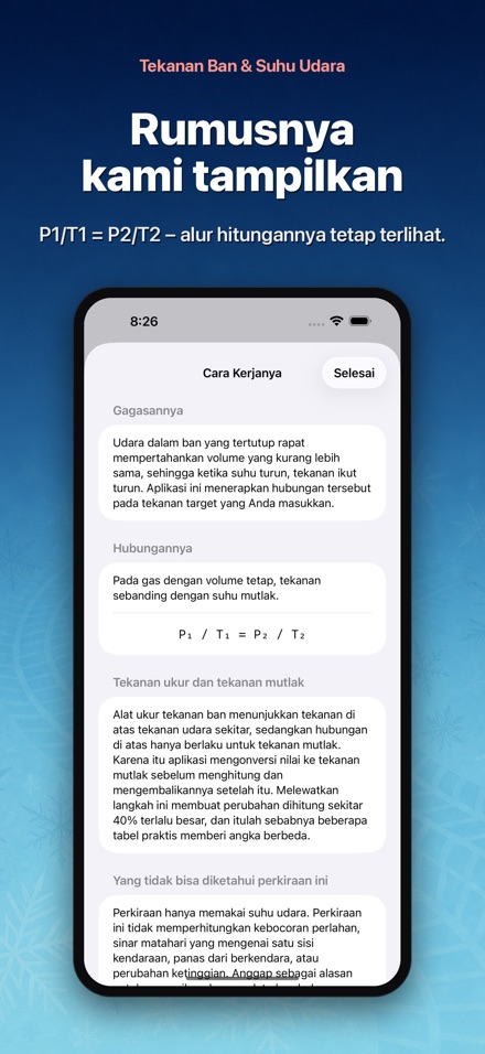 Tekanan Ban & Suhu Udara 8