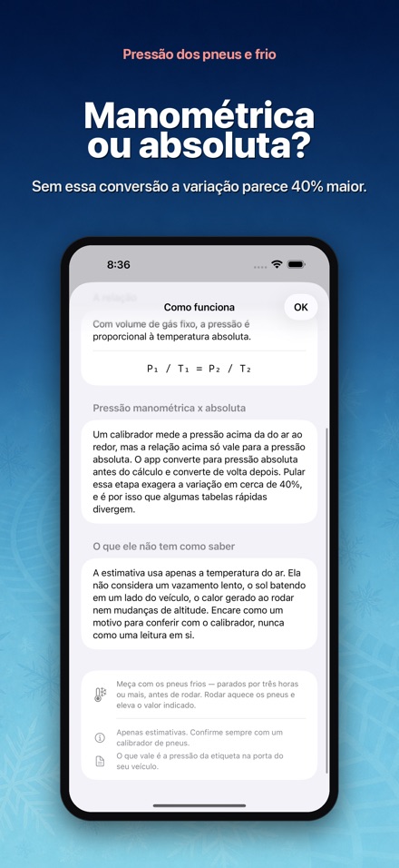 Pressão dos pneus e frio 9