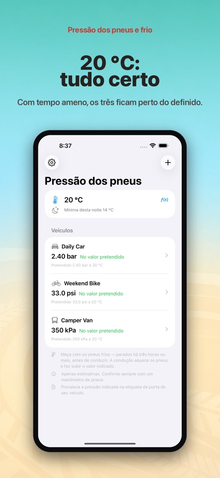 Pressão dos pneus e frio 5