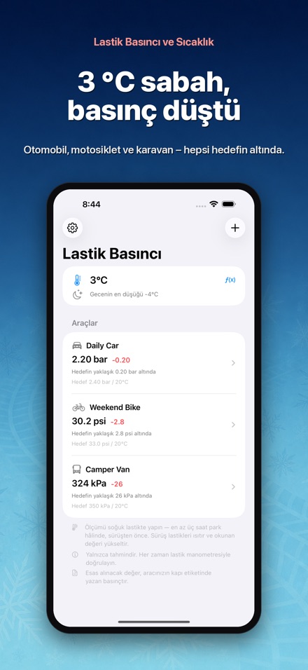 Lastik Basıncı ve Sıcaklık