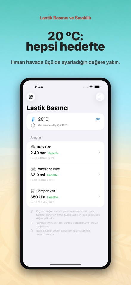 Lastik Basıncı ve Sıcaklık 5
