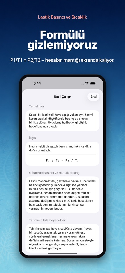 Lastik Basıncı ve Sıcaklık 8
