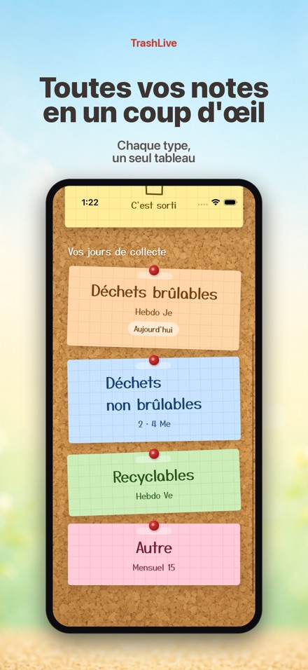 TrashLive : rappel vidanges 2