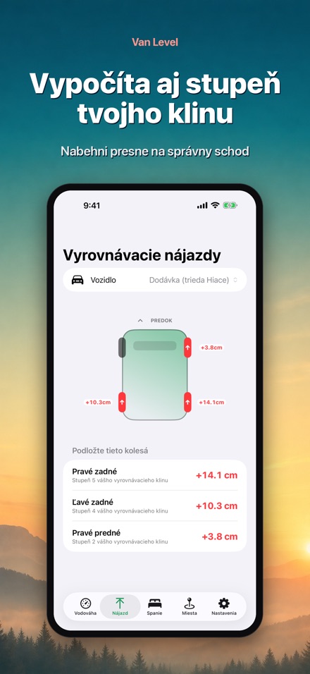 Van Level: Spite rovno 4