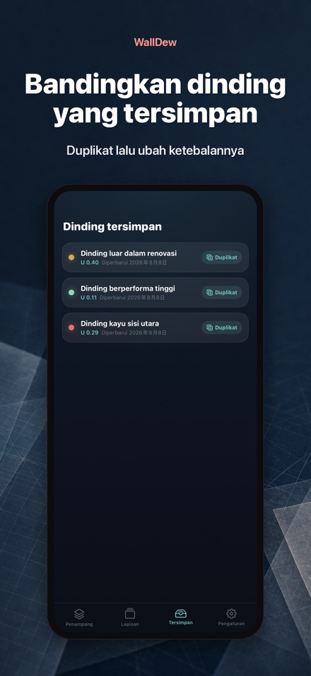 WallDew: Titik Embun Dinding 8