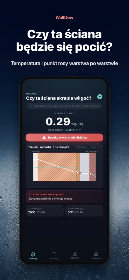 WallDew: punkt rosy w ścianie