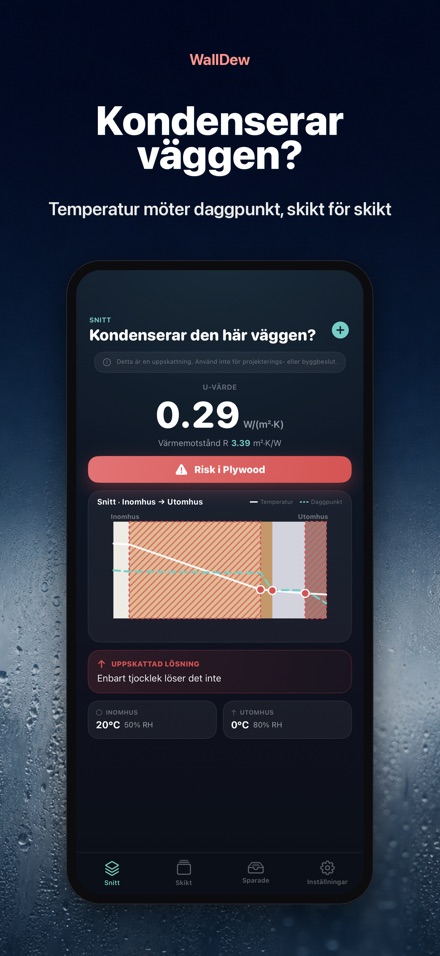 WallDew: kondens i vägg