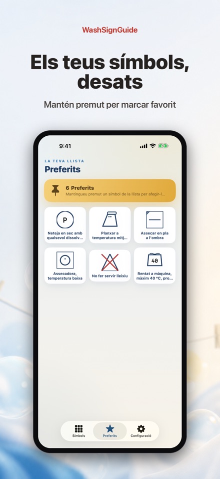 WashSignGuide: Símbols rentat 8