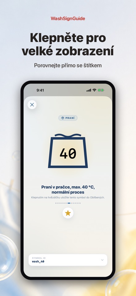 WashSignGuide: Symboly praní 2
