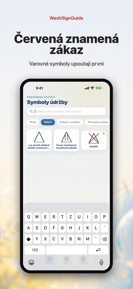 WashSignGuide: Symboly praní 4