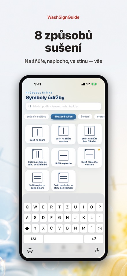 WashSignGuide: Symboly praní 5