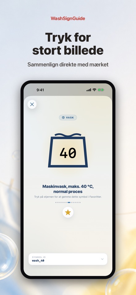 WashSignGuide: Vaskesymboler 2
