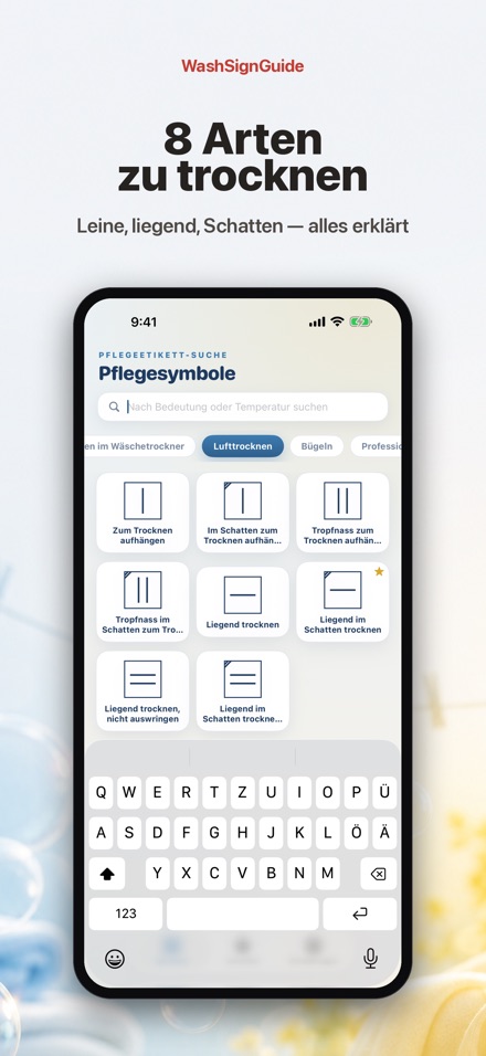 WashSignGuide: Pflegesymbole 5