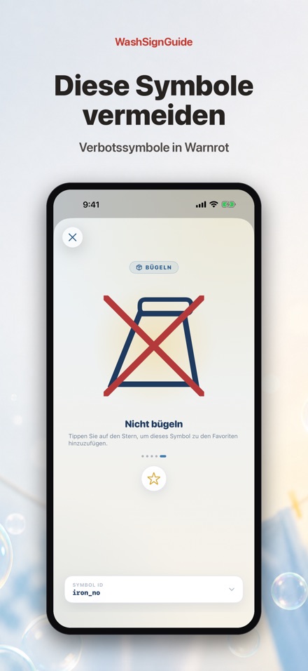 WashSignGuide: Pflegesymbole 7