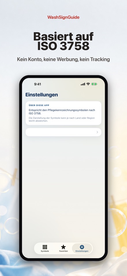 WashSignGuide: Pflegesymbole 10