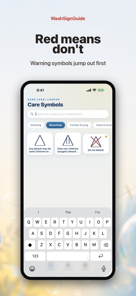 WashSignGuide: Care Symbols 4