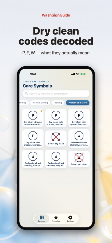 WashSignGuide: Care Symbols 9