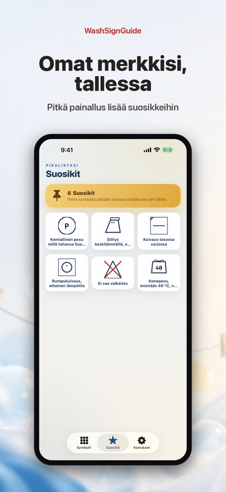 WashSignGuide: Pesumerkit 8