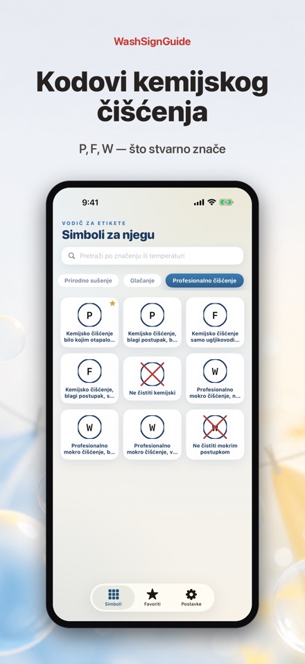 WashSignGuide: Simboli pranja 9