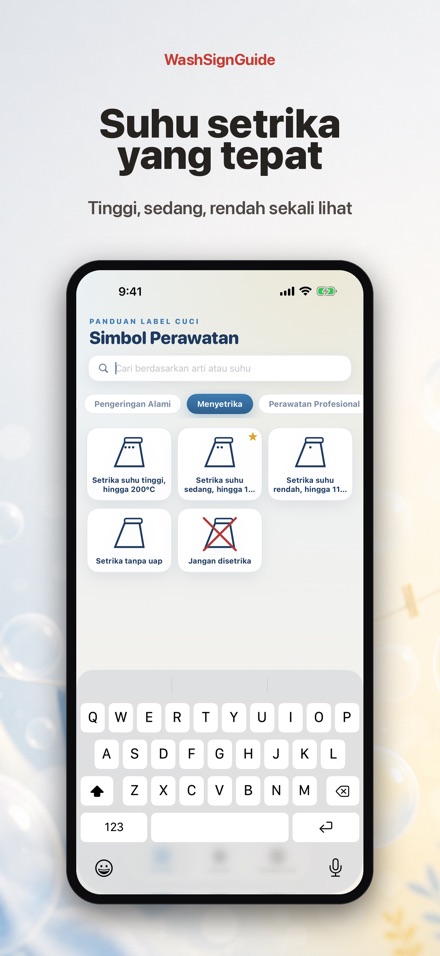 WashSignGuide: Simbol Cucian 6