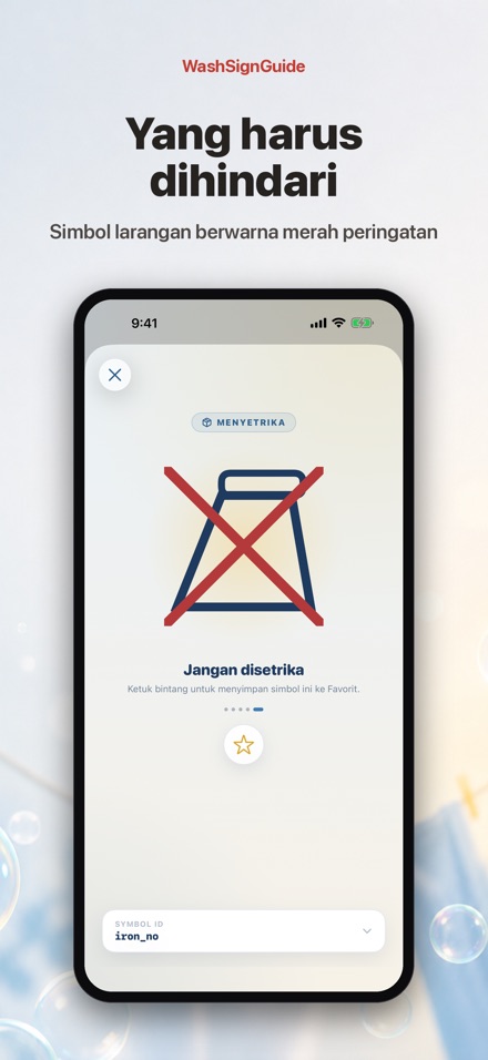 WashSignGuide: Simbol Cucian 7