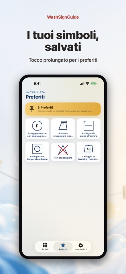 WashSignGuide: Simboli bucato 8