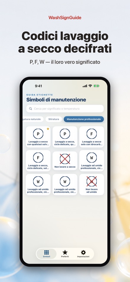 WashSignGuide: Simboli bucato 9